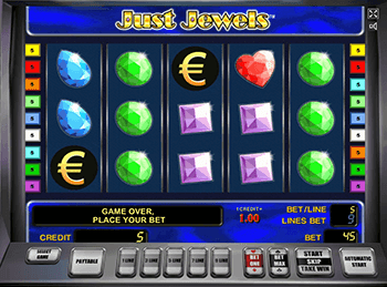 игровым автоматом just jewels